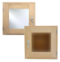 Деревянные окна для бани