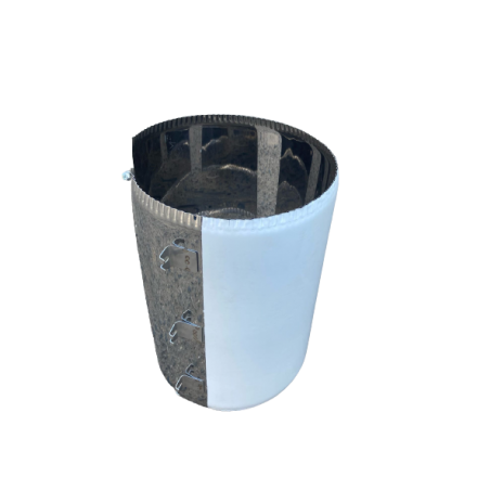 Хомут стяжной усиленный, нерж. ст. 430 в Мозыре