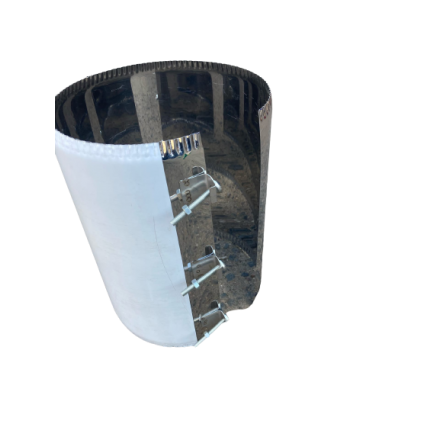 Хомут стяжной усиленный, нерж. ст. 430 в Мозыре