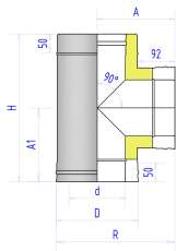 Сэндвич-тройник 2ТР Феникс 90° в Мозыре
