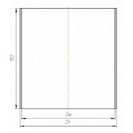 Гильза с конденсатоотводом 2 мм КПД ЧЕРНЫЙ в Мозыре