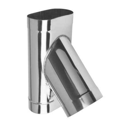 Тройник овальный 45 из нерж. ст. 430-0,8 мм купить в Мозыре