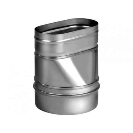 Переход прямой овальный из нерж. ст. 430-1,0 мм купить в Мозыре