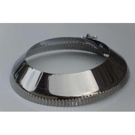 Косынка (юбка) для дымохода  из нерж.ст.  430-0,5 мм купить в Мозыре