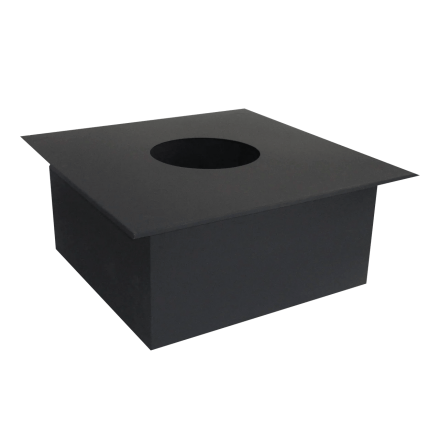 Потолочно-проходной узел (ППУ) КПД ЧЕРНЫЙ под стакан (450x450) фото в Мозыре