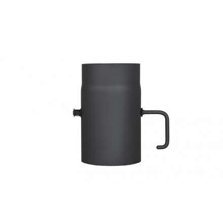 Труба с шибером 250 мм КПД ЧЕРНЫЙ купить в Мозыре