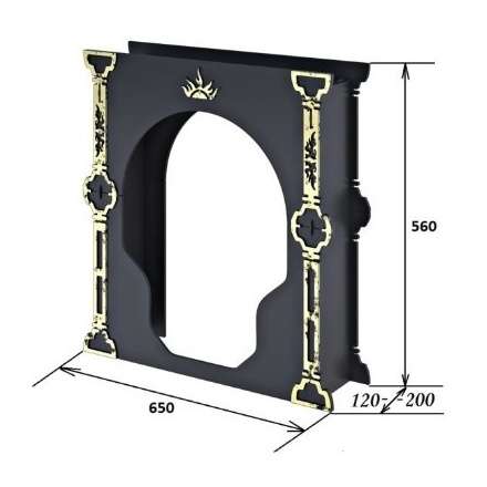 Портал Царь-печи малый стальной в Мозыре