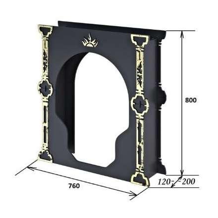 Портал Царь-печи большой стальной в Мозыре