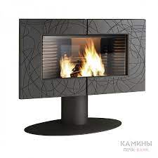 Купить Печь-камин Invicta Symphonia в интерьере чугунная в Мозыре в Мозыре