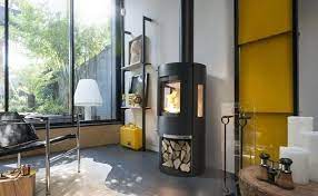 Купить Печь-камин Invicta Poele Neosen Etanche в интерьере чугунная в Мозыре в Мозыре