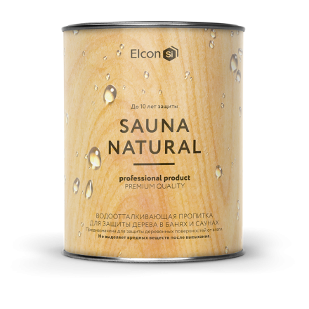 Пропитка для бани и сауны Elcon (Элкон) Sauna Natural 2 л купить в Мозыре
