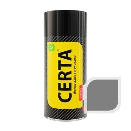 Термостойкая краска аэрозоль CERTA серебро 520 мл в Мозыре