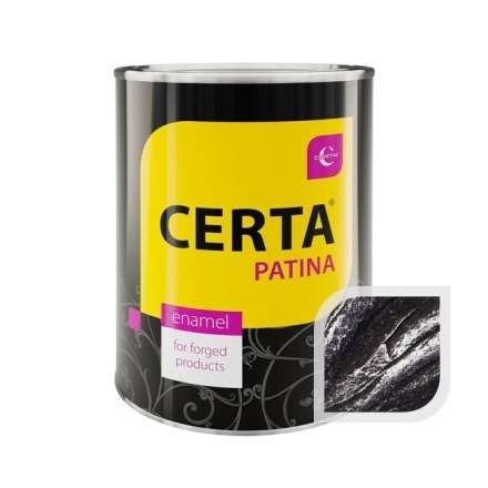 Термостойкая краска CERTA Патина Серебро 0,8 кг в Мозыре