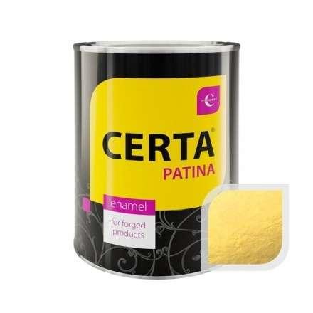 Термостойкая краска CERTA Патина Золото 0,08 кг купить в Мозыре