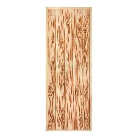 Дверь глухая из цельного массива Озорной Дед 1900x700 липа Класс А коробка из сосны в Мозыре