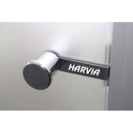 Дверь для бани стеклянная Harvia 7/19 коробка ольха, бронза в Мозыре