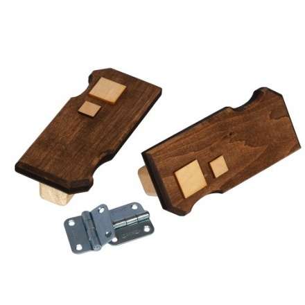 Дверь для бани глухая искусственно состарена 1900х700мм в Мозыре