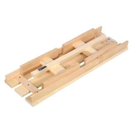 Лавочка разборная 100х33х43 см для бани и сауны (липа) 03600 в Мозыре