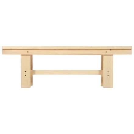 Лавочка разборная 120х33х43 см для бани и сауны (липа) 34002 в Мозыре