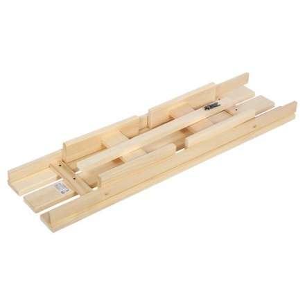 Лавочка разборная 120х33х43 см для бани и сауны (липа) 34002 в Мозыре