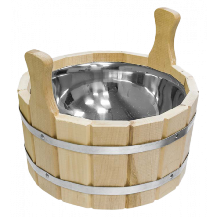 Ушат шайка 6,5л с нержавеющей вставкой 33216 купить в Мозыре