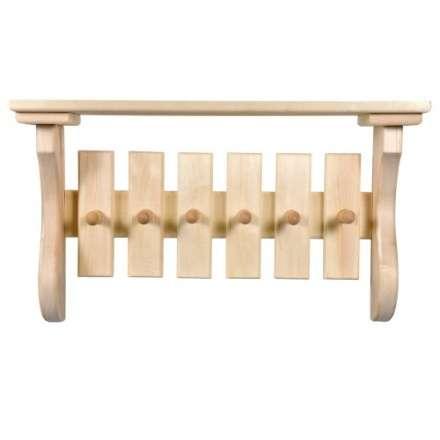 Полка с вешалкой 6 рожков 32412 в Мозыре