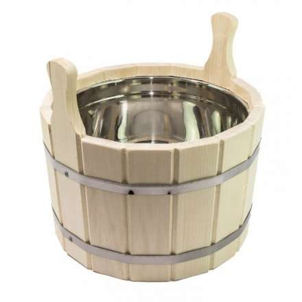 Шайка 10л с нержавеющей вкладкой (ЛТ-9) купить в Мозыре