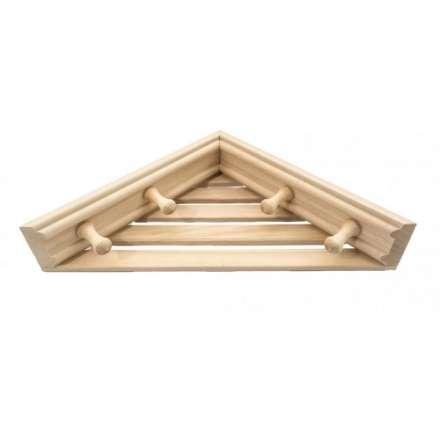 Полка угловая с вешалкой 4 рожка М-46 в Мозыре