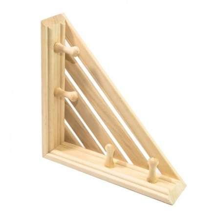 Полка угловая с вешалкой 4 рожка М-46 в Мозыре