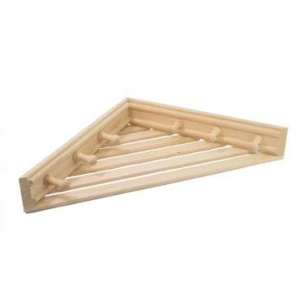 Полка угловая с вешалкой 6 рожков М-47 в Мозыре