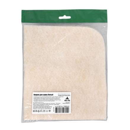 Коврик для бани белый 41216 в Мозыре