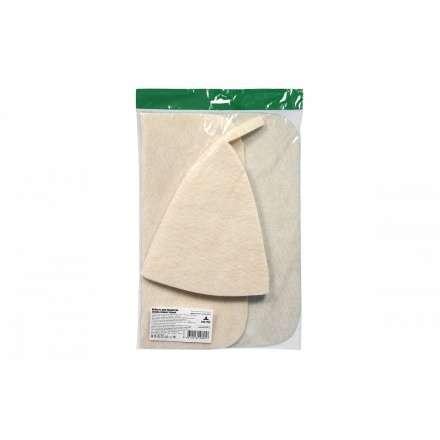 Набор из двух предметов (Шапка, коврик) белый 41217 в Мозыре