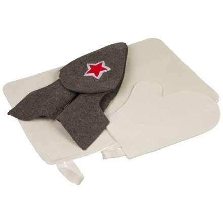 Набор из 3-х предметов (шапка Будёновка, рукавица, коврик) 41096 в Мозыре
