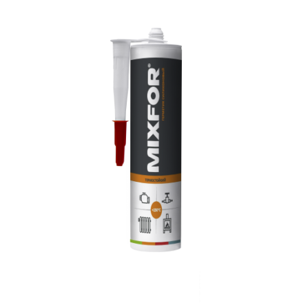Герметик термостойкий силиконовый MIXFOR HiTemp МТ-79 купить в Мозыре