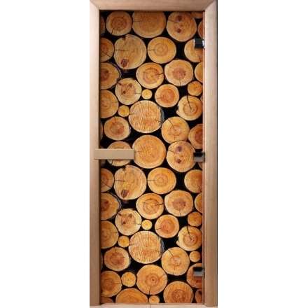 Дверь для сауны Doorwood с фотопечатью A043 1900x700 в Мозыре