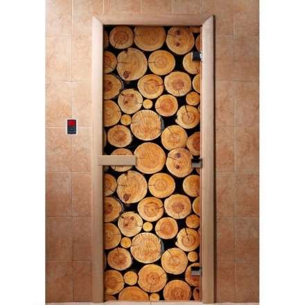 Дверь для сауны Doorwood с фотопечатью A043 1900x700 в Мозыре