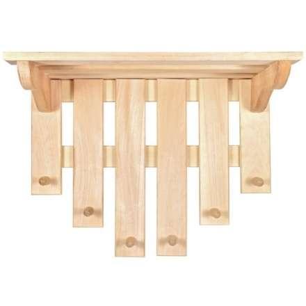 Полка с вешалкой 6 рожков 03580 в Мозыре