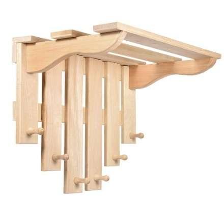 Полка с вешалкой 6 рожков 03580 в Мозыре