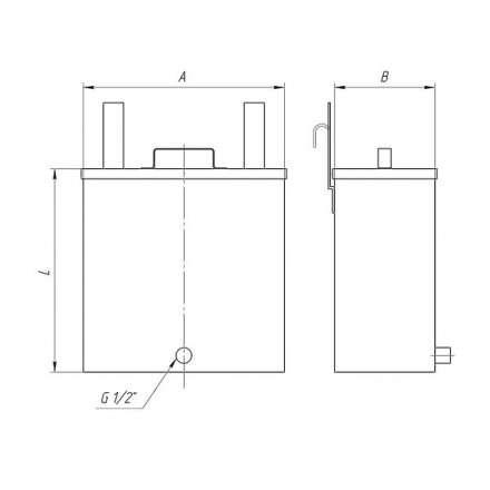 Бак Ferrum Комфорт навесной для печи 60 л в Мозыре