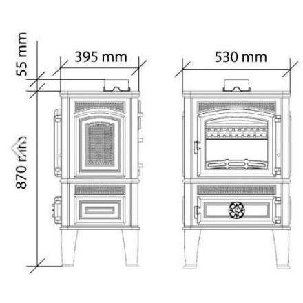Чугунная печь Ferguss Magma Cook в Мозыре