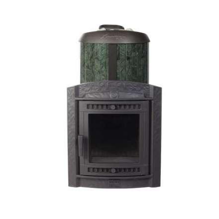 Печь банная ProMetall Атмосфера L+ в ламелях Верде Гватемала наборный рисунок в Мозыре