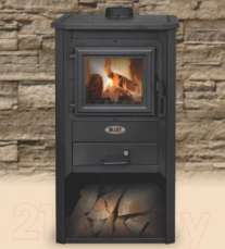 Печь-камин Blist Oganj N чугунная дверца серая фото в Мозыре
