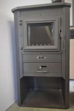 Печь-камин Blist Oganj N чугунная дверца серая фото в Мозыре
