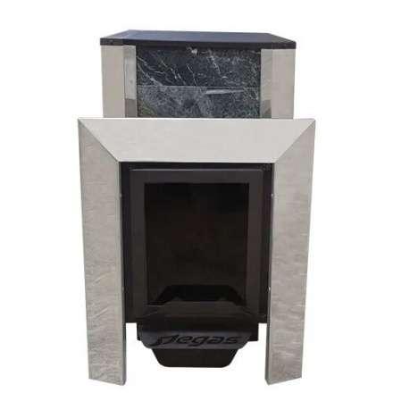 Печь банная Пегас 16 со стеклом в камне змеевик в Мозыре