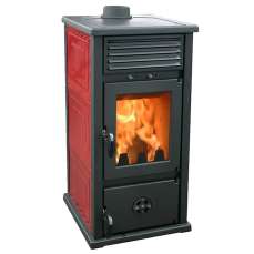 Купить Печь THERMO VESTA PLUS красная (с теплообменником) в Мозыре в Мозыре