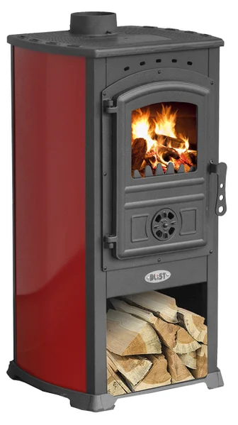 Печь-камин Blist Zar красная в Мозыре