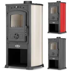 Печь-камин Blist Zar красная фото в Мозыре