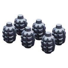 Комплект чугунного заряда (граната) 6шт купить в Мозыре