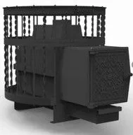 Чугунная банная печь Kennet Бастион 22 сетка витая в Мозыре