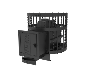 Чугунная банная печь Kennet Бастион 22 сетка витая в Мозыре